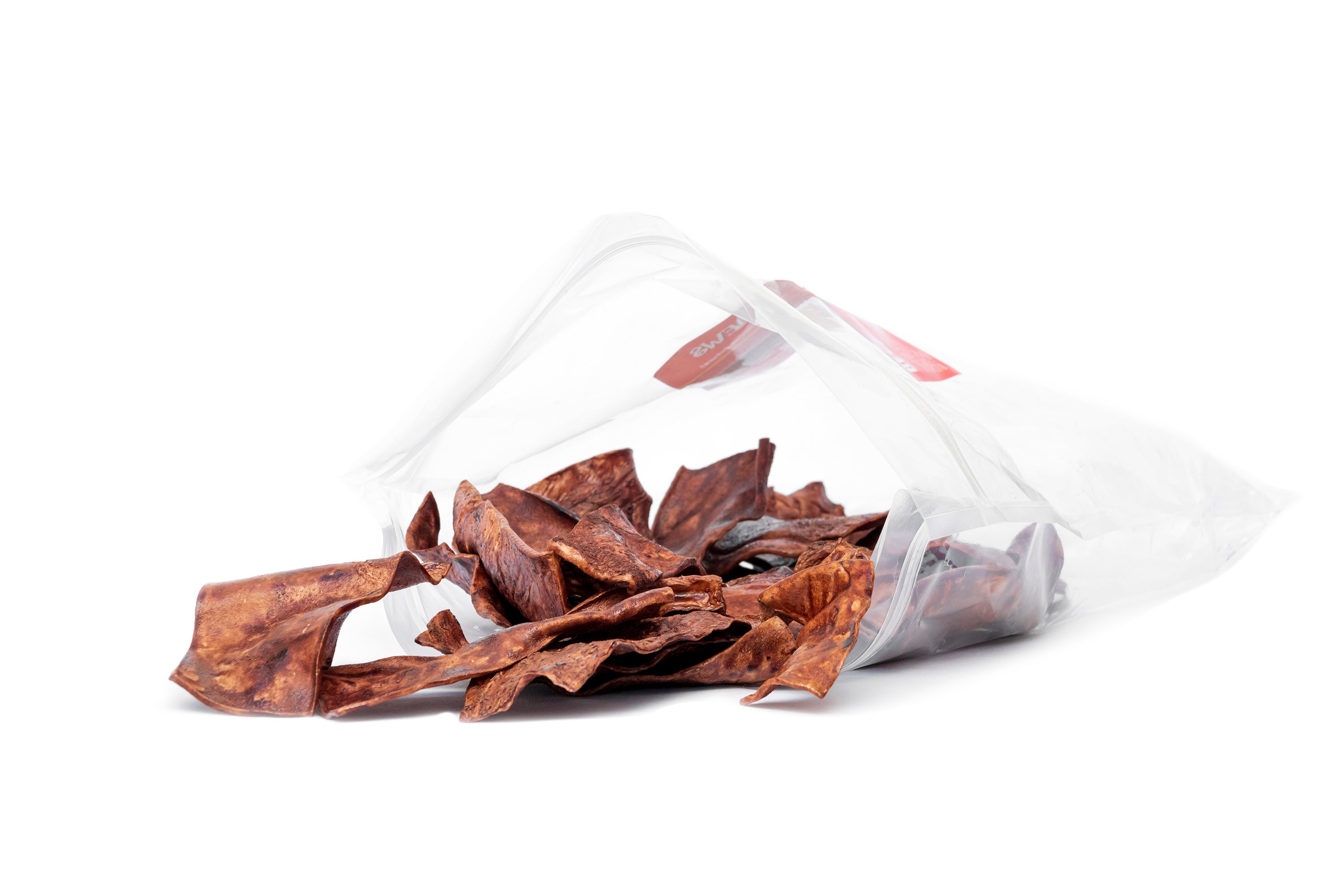 Canine Chews Beef Flavor Prime Cut Thick Chips for Aggressive Chewers Dog Chew Toy Beef Basted Rawhide Chip Slices 1 Pound