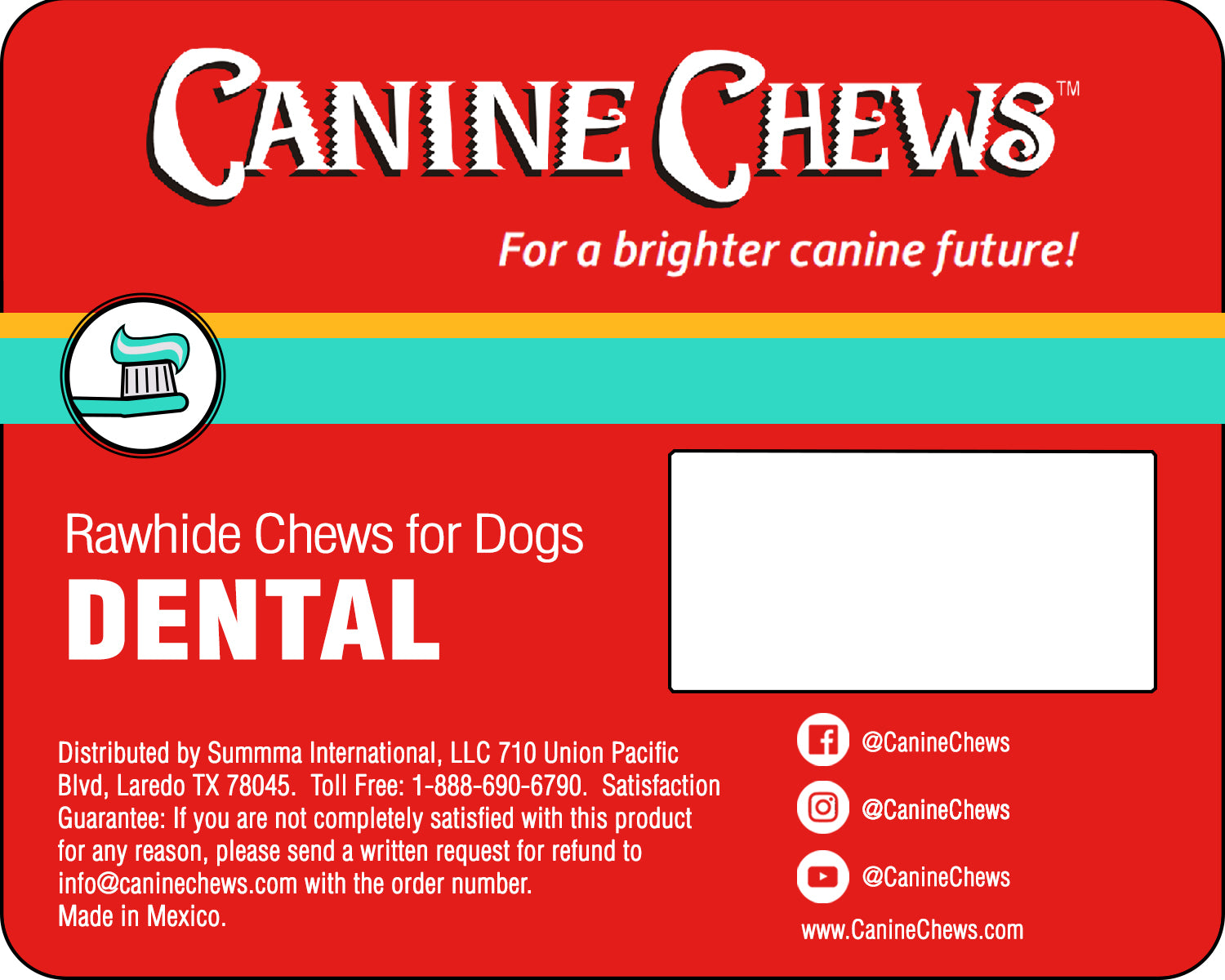 10-11" Retriever Rolls Fresh Breath Coated Dental Chews 8pk